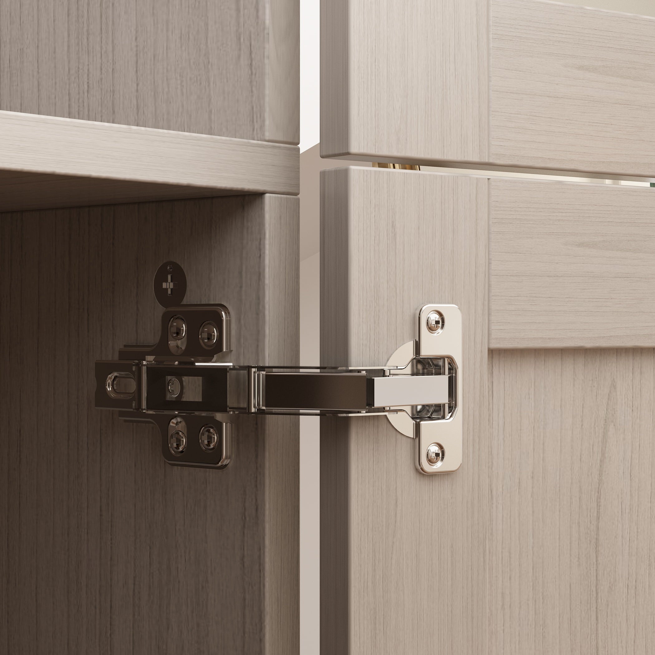 KULAGAGA Corner Armoire Wardrobe with Frosted Glass Doors, L-Shaped Closet Cabinet with Shelves and Hanging Rail for Bedroom