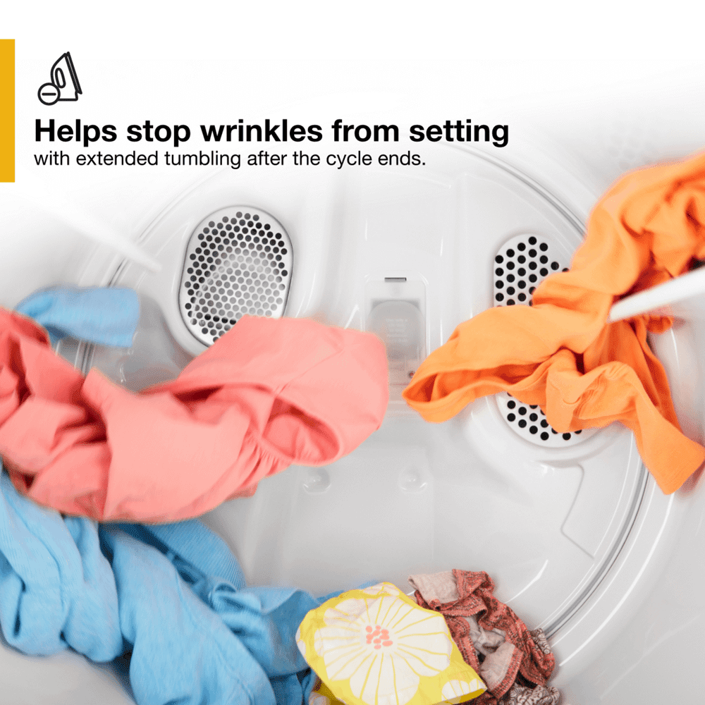 Whirlpool Top Load Electric Dryer with AutoDry™ Drying System